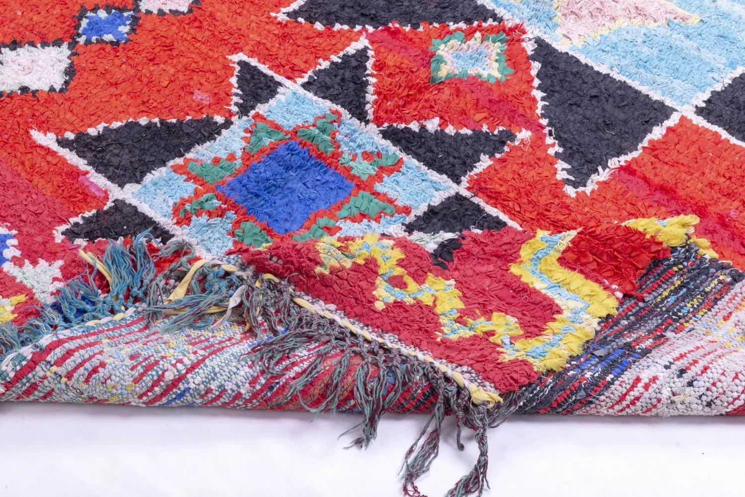 Marokkaanse Berber tapijt Boucherouite 275 x 170 cm