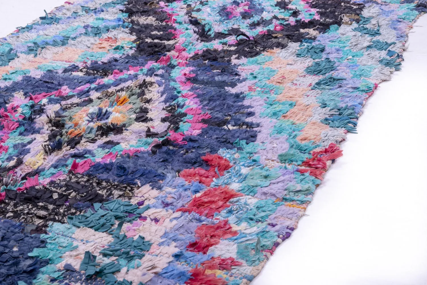Marokkaanse Berber tapijt Boucherouite 235 x 115 cm