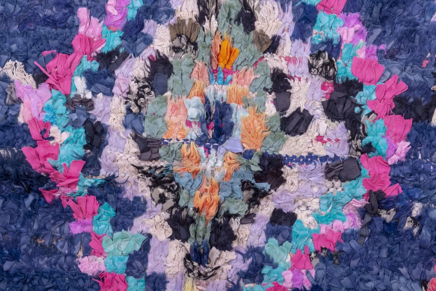 Marokkaanse Berber tapijt Boucherouite 235 x 115 cm