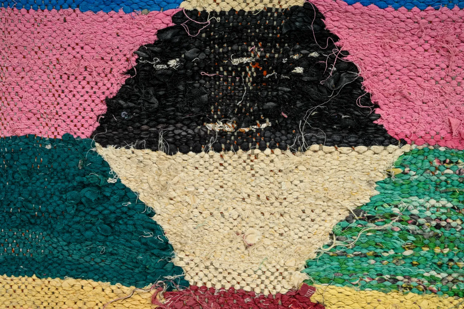 Marokkaanse Berber tapijt Boucherouite 145 x 275 cm