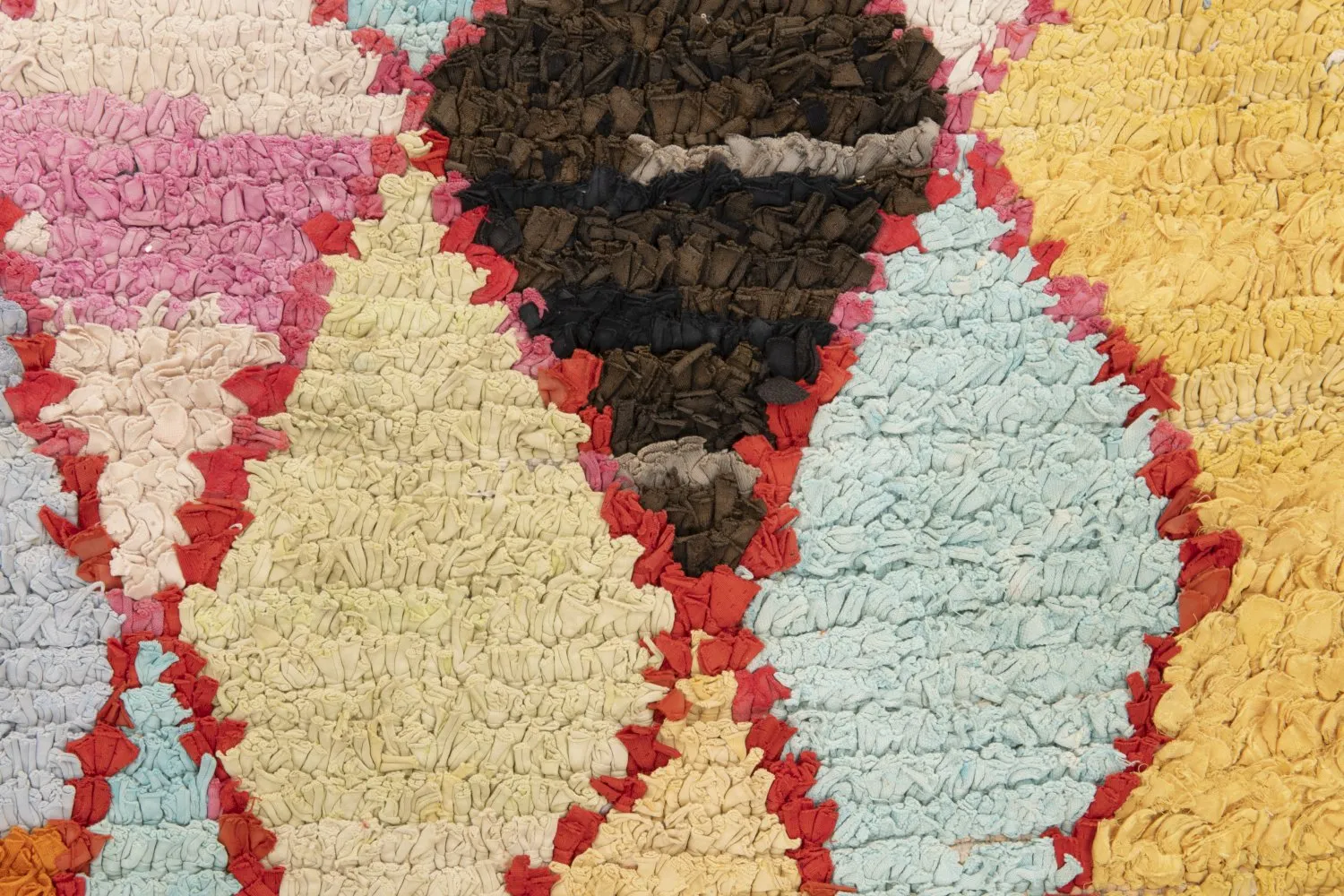 Marokkaanse Berber tapijt Boucherouite 200 x 120 cm