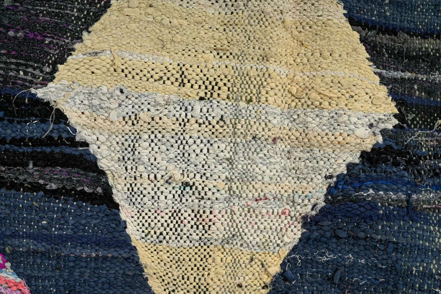 Marokkaanse Berber tapijt Boucherouite 155 x 285 cm