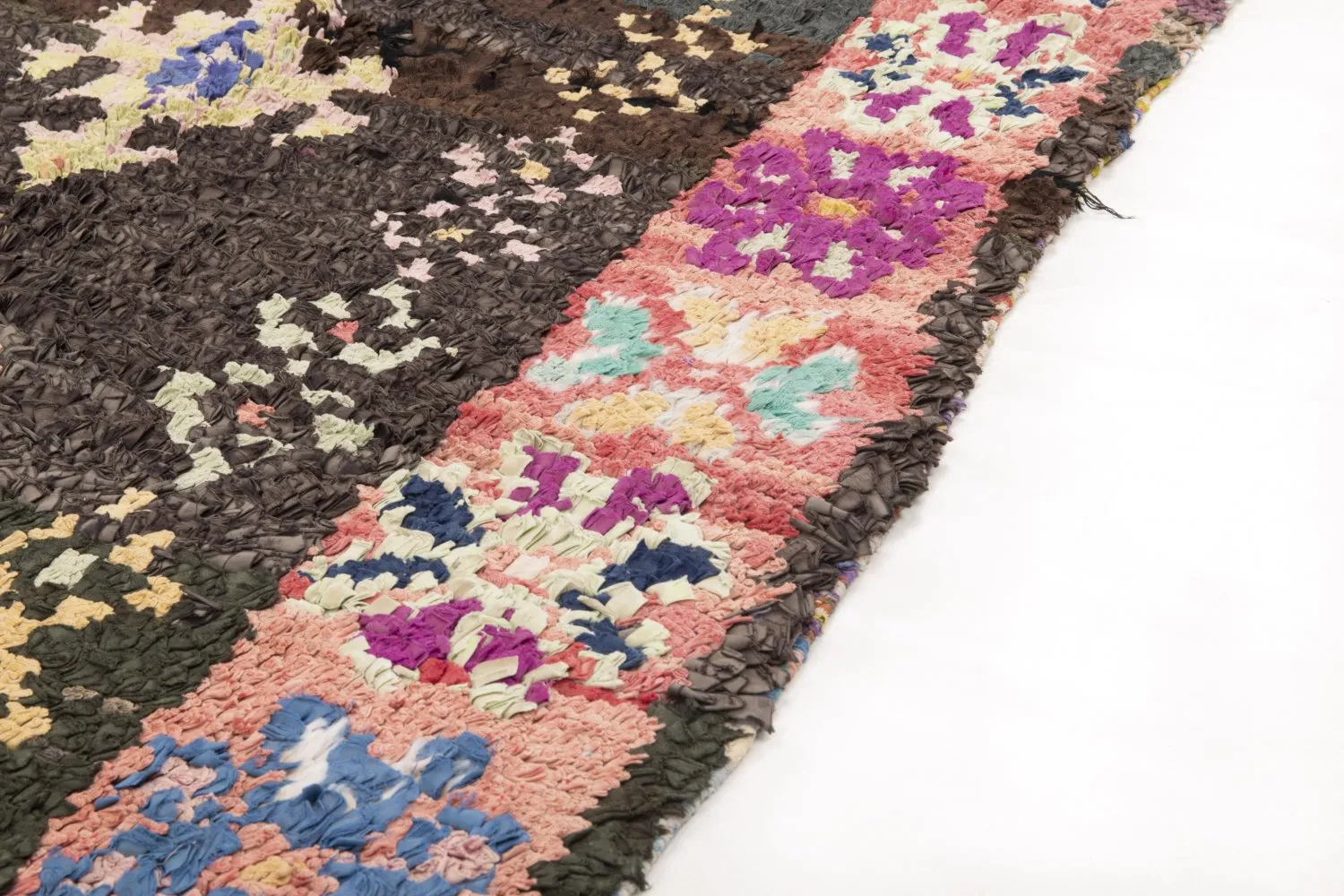 Marokkaanse Berber tapijt Boucherouite 205 x 95 cm