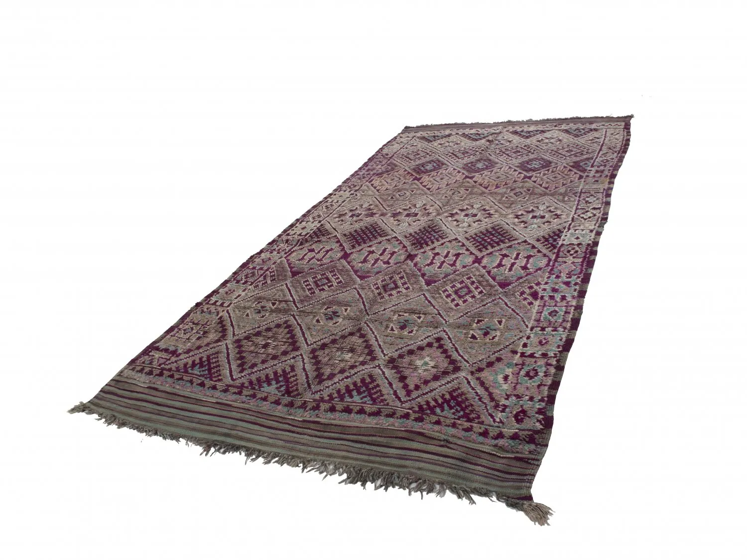 Kelim Marokkaanse Berber tapijt Azilal Special Edition 420 x 200 cm