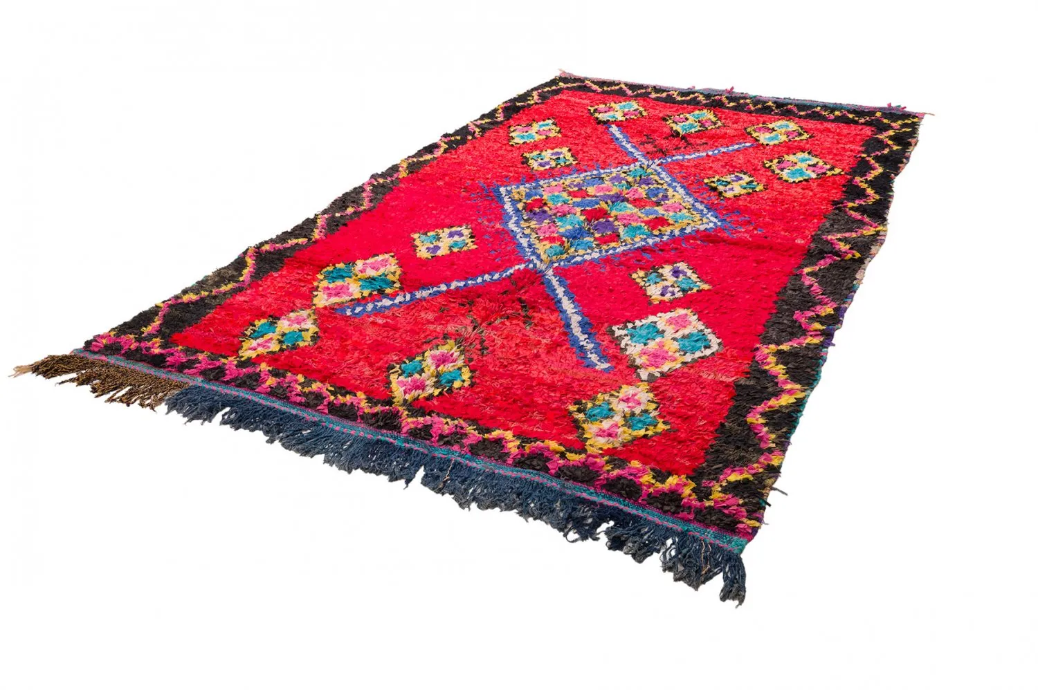 Marokkaanse Berber tapijt Boucherouite 170 x 300 cm