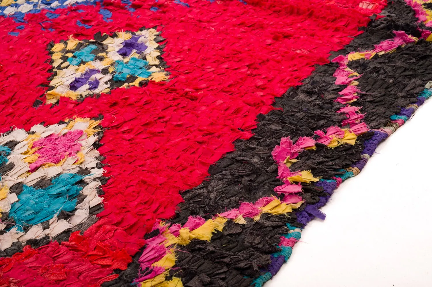 Marokkaanse Berber tapijt Boucherouite 170 x 300 cm