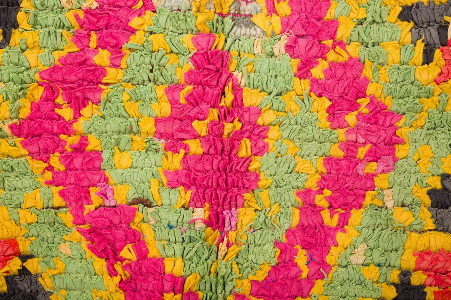 Marokkaanse Berber tapijt Boucherouite 135 x 290 cm