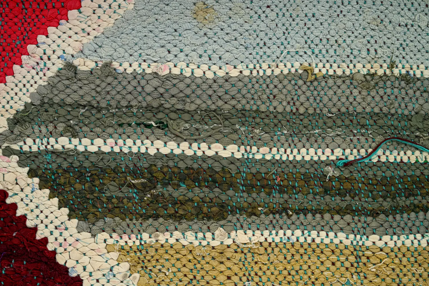 Marokkaanse Berber tapijt Boucherouite 120 x 280 cm