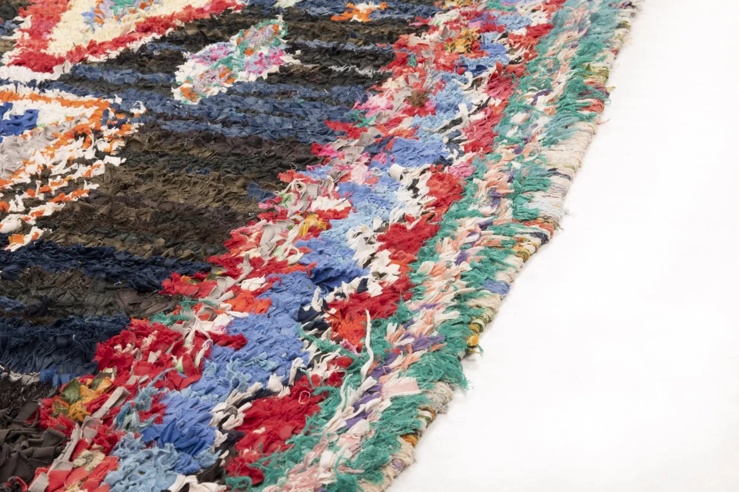 Marokkaanse Berber tapijt Boucherouite 235 x 120 cm