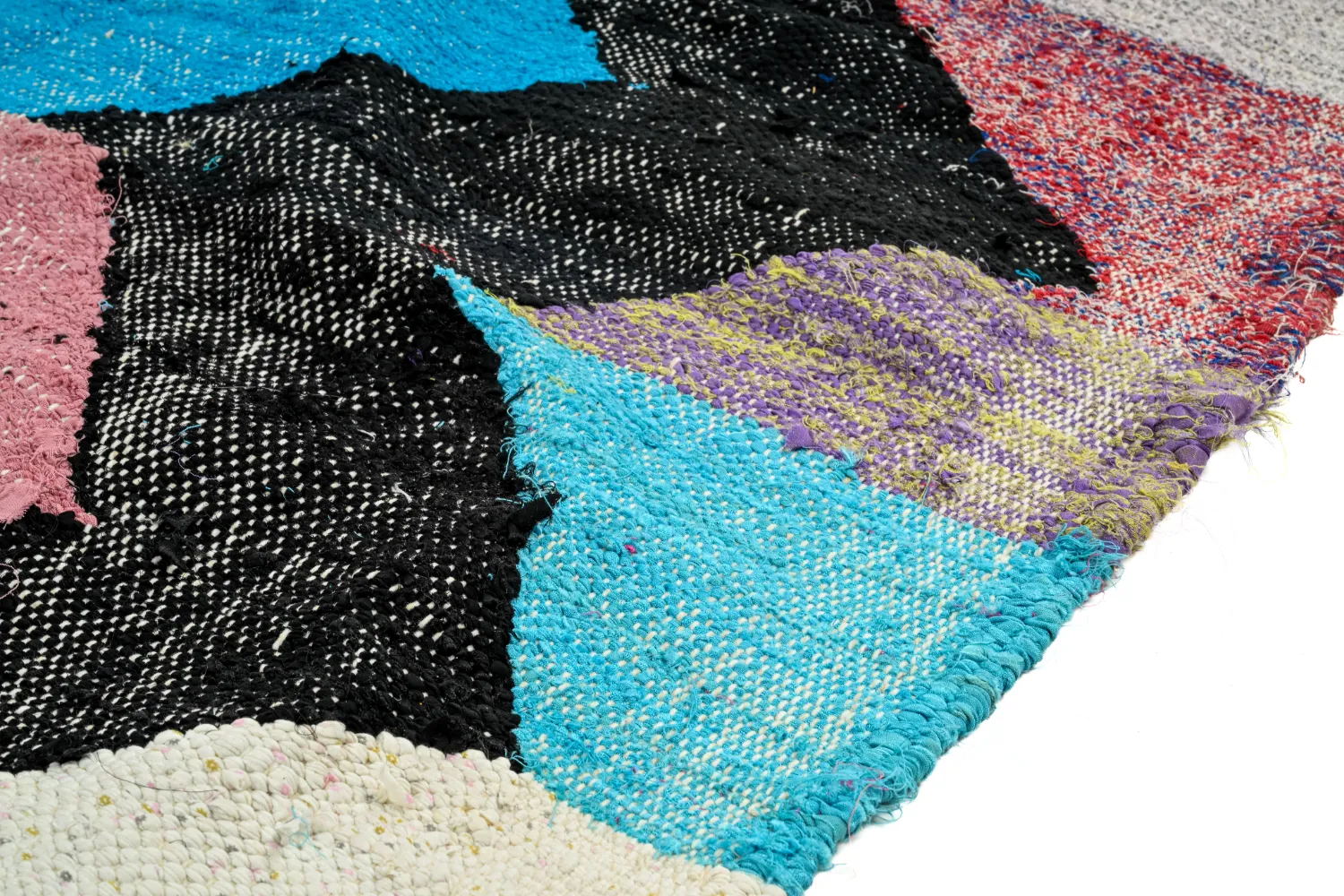 Marokkaanse Berber tapijt Boucherouite 120 x 230 cm