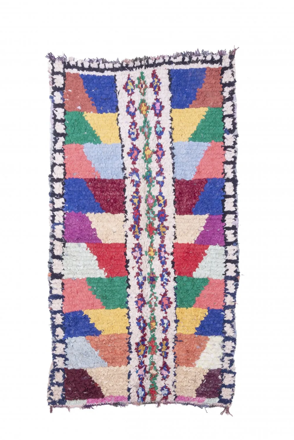 Marokkaanse Berber tapijt Boucherouite 205 x 115 cm