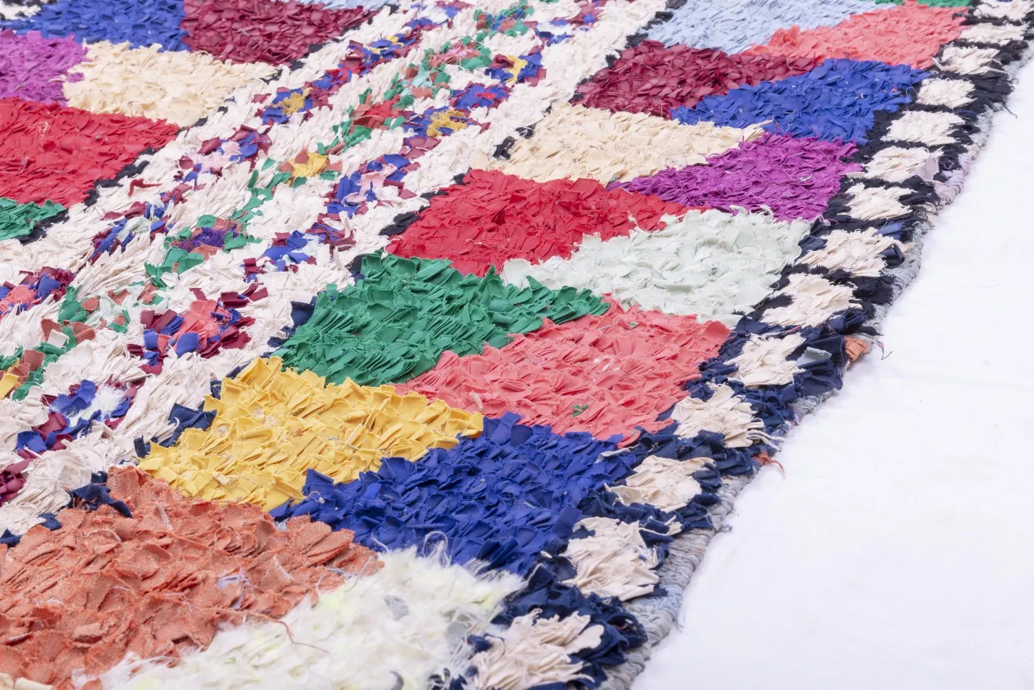Marokkaanse Berber tapijt Boucherouite 205 x 115 cm