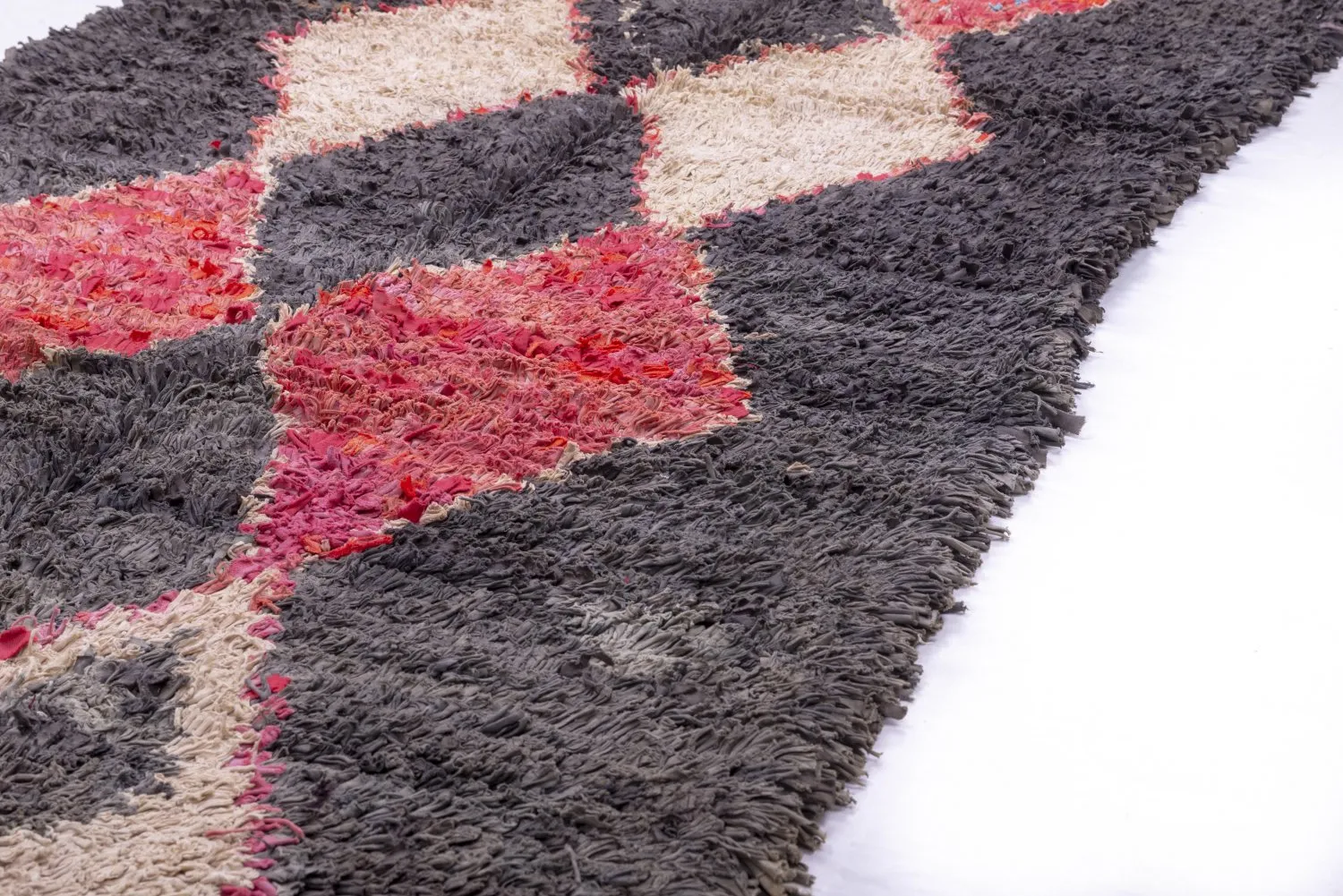 Marokkaanse Berber tapijt Boucherouite 245 x 105 cm