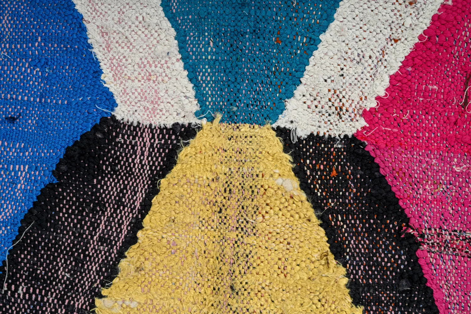 Marokkaanse Berber tapijt Boucherouite 150 x 275 cm