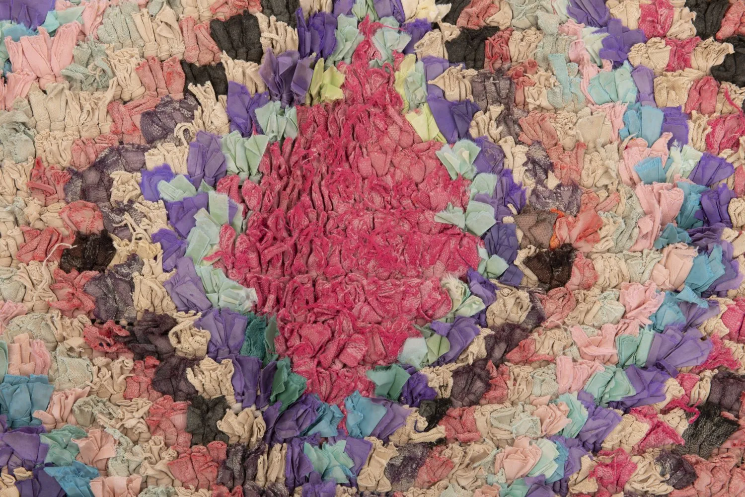 Marokkaanse Berber tapijt Boucherouite 245 x 105 cm