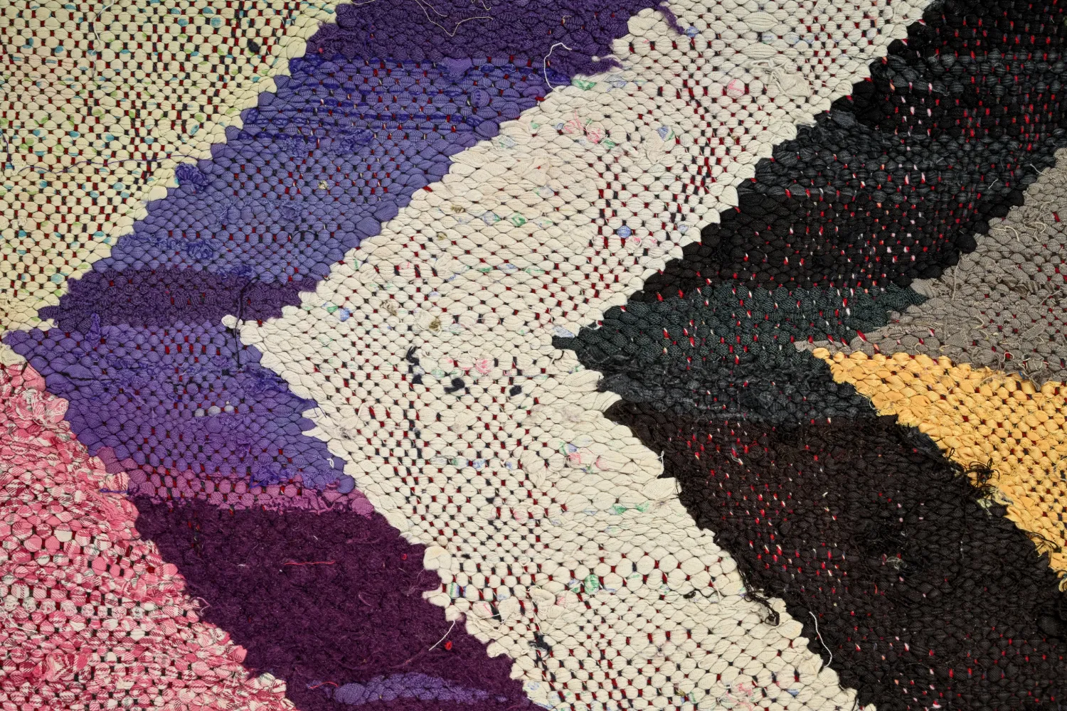 Marokkaanse Berber tapijt Boucherouite 140 x 305 cm