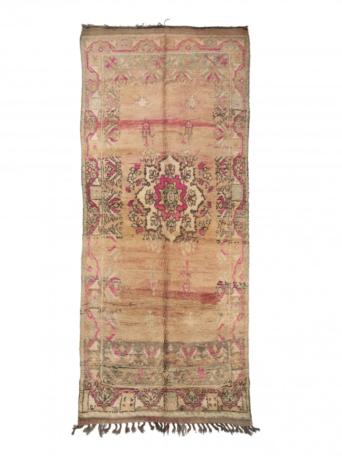 Kelim Marokkaanse Berber tapijt Azilal Special Edition 450 x 190 cm