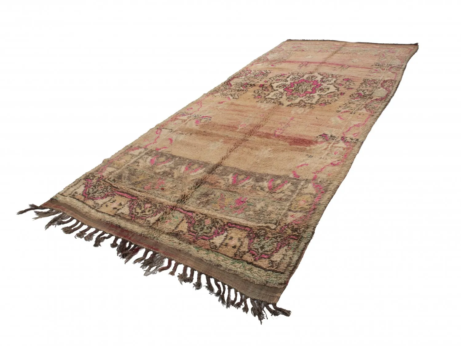 Kelim Marokkaanse Berber tapijt Azilal Special Edition 450 x 190 cm