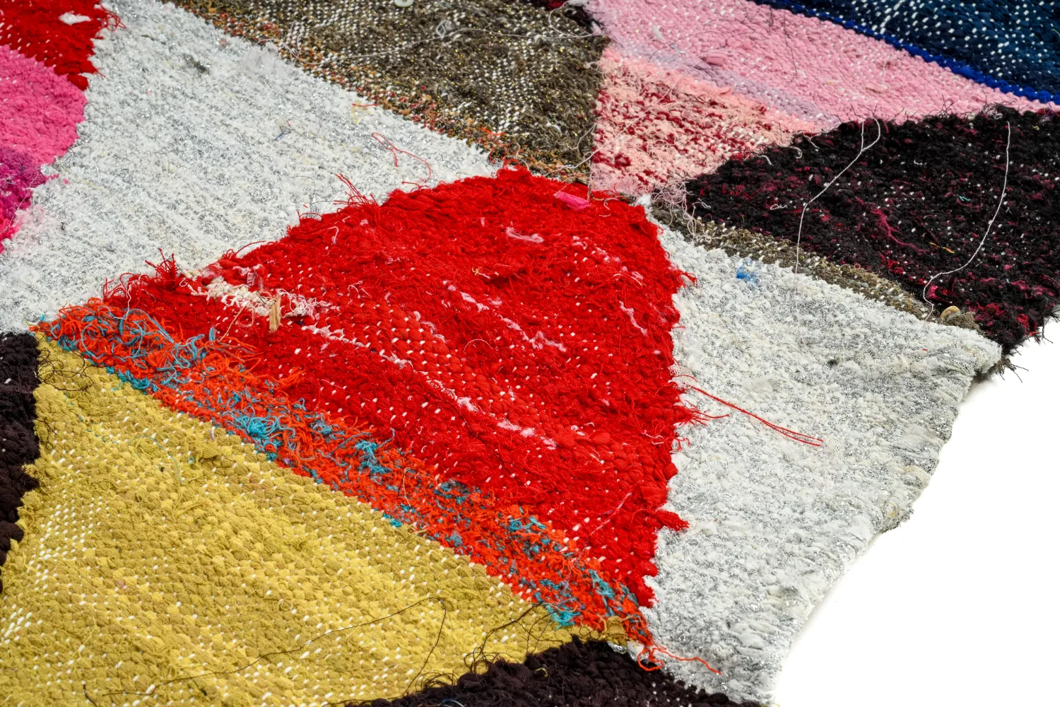 Marokkaanse Berber tapijt Boucherouite 145 x 270 cm