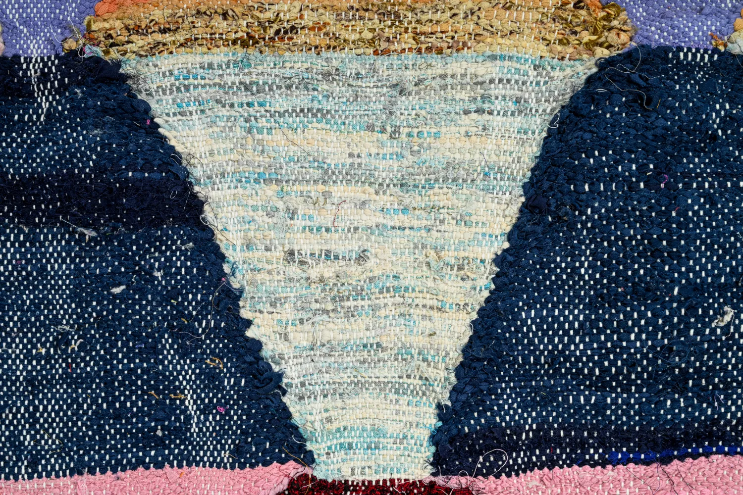 Marokkaanse Berber tapijt Boucherouite 145 x 270 cm