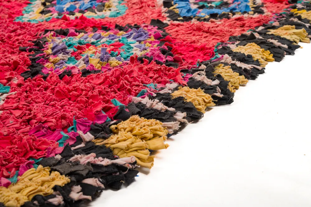 Marokkaanse Berber tapijt Boucherouite 290 x 140 cm