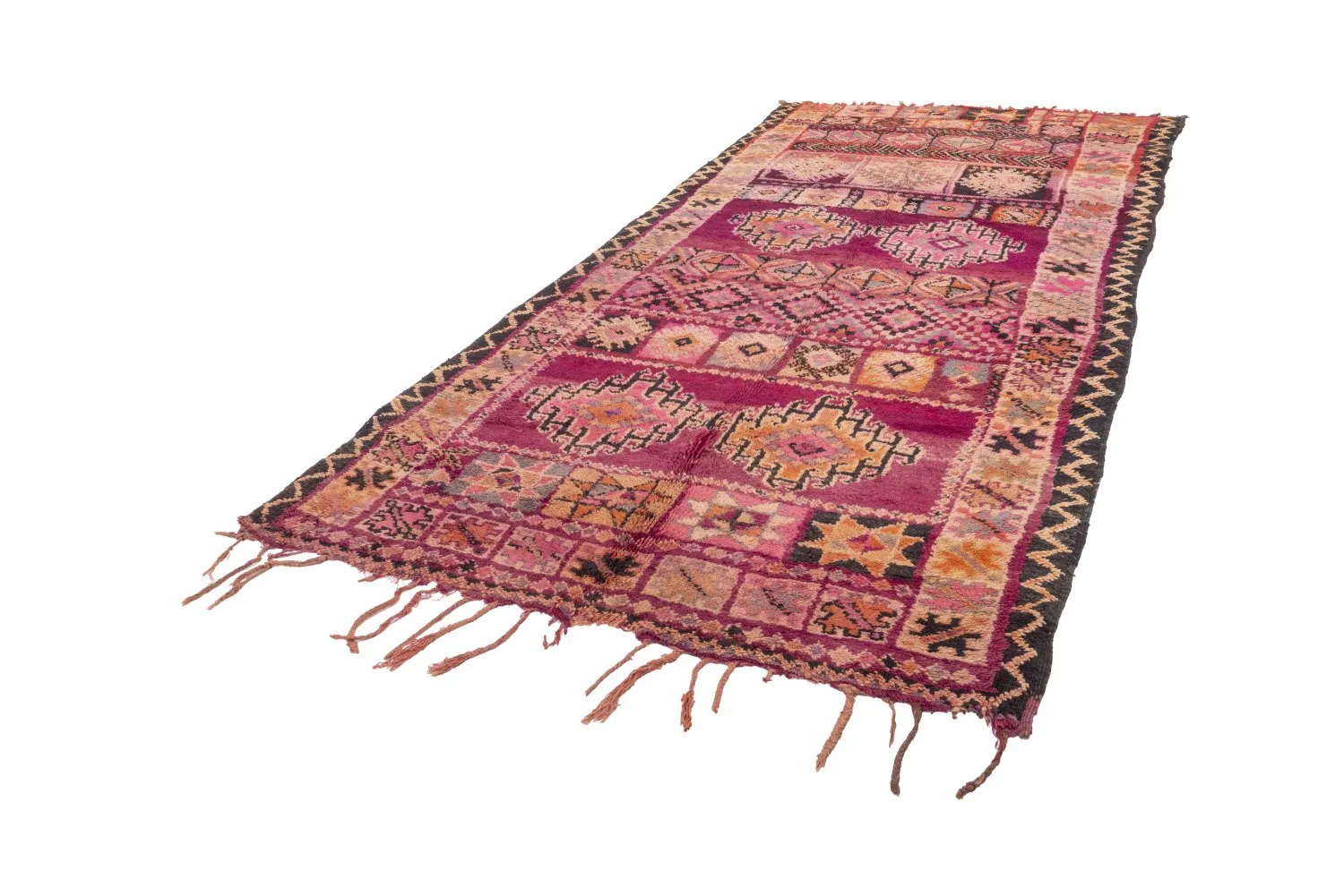 Kelim Marokkaanse Berber tapijt Azilal 370 x 190 cm