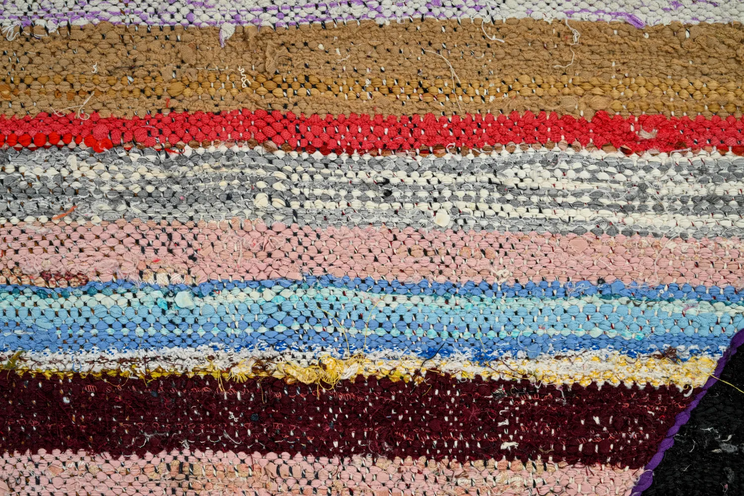 Marokkaanse Berber tapijt Boucherouite 125 x 230 cm