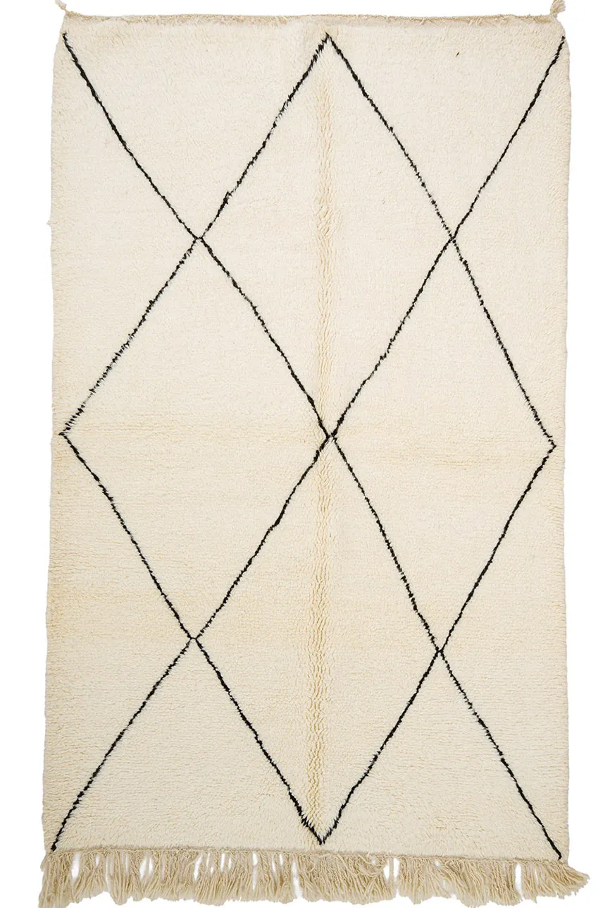 Kelim Marokkaanse Berber tapijt Beni Ouarain 155 x 265 cm