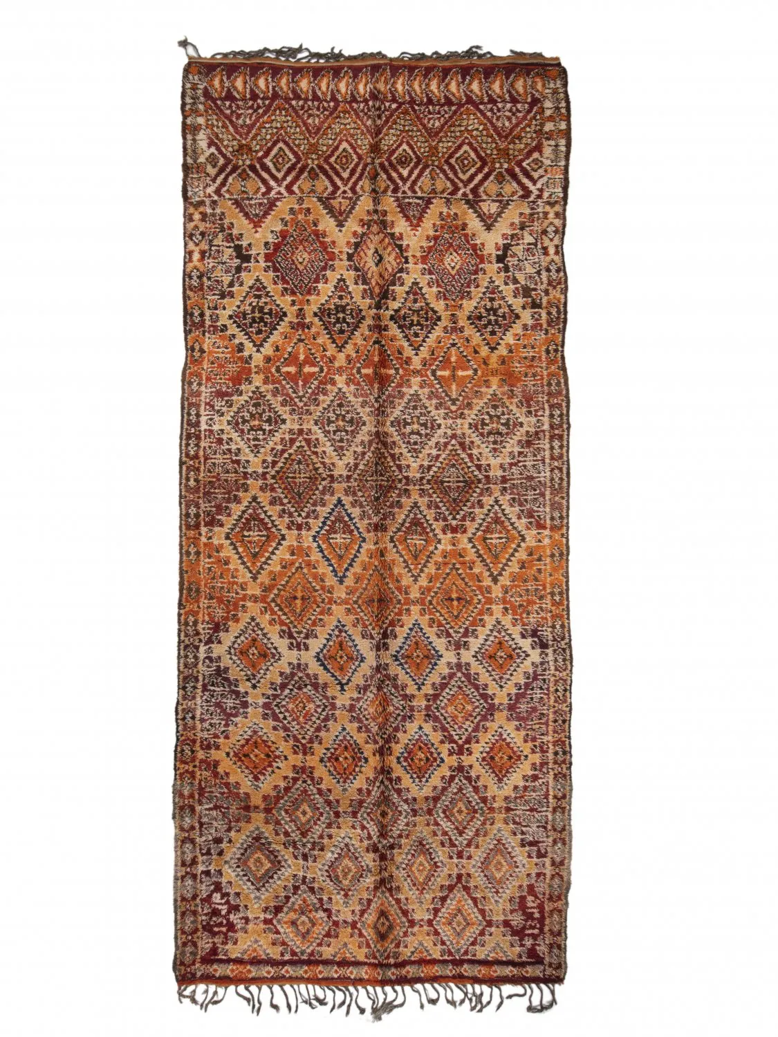 Kelim Marokkaanse Berber tapijt Azilal Special Edition 520 x 210 cm