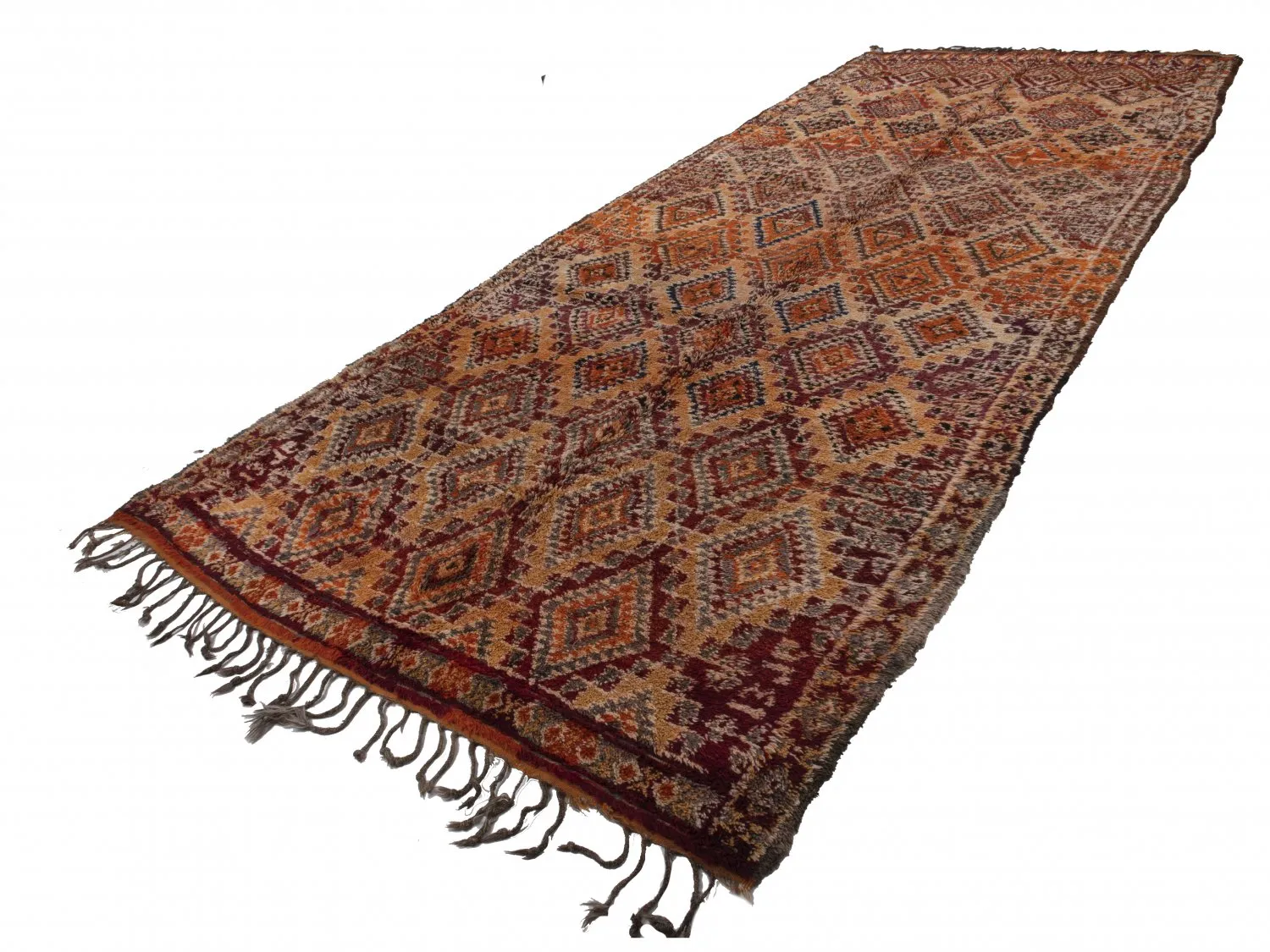 Kelim Marokkaanse Berber tapijt Azilal Special Edition 520 x 210 cm