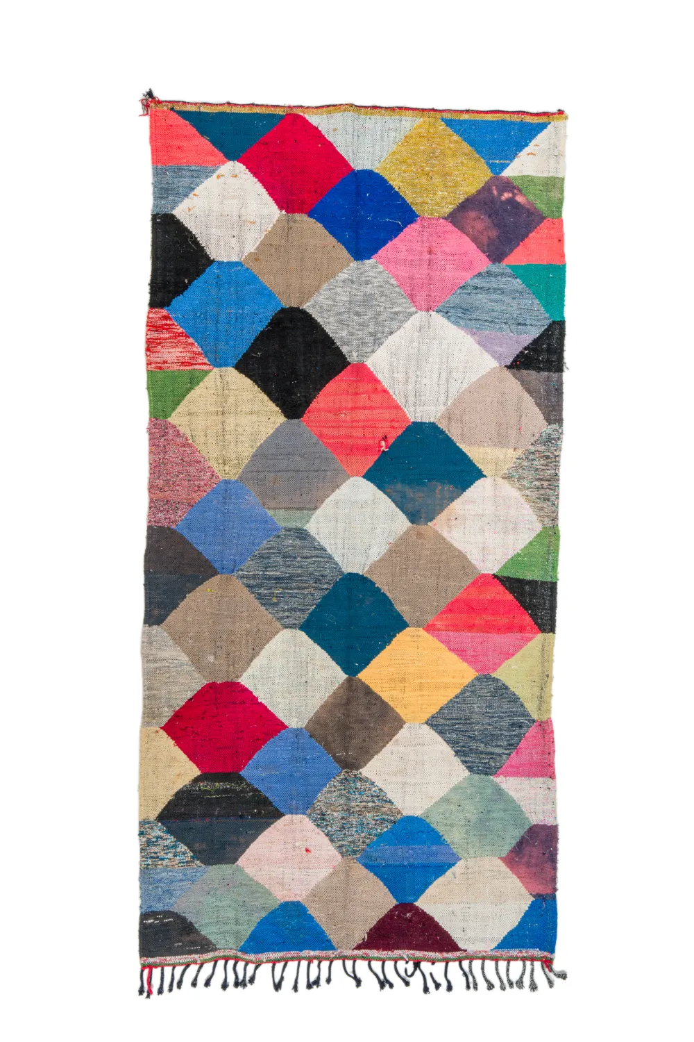 Marokkaanse Berber tapijt Boucherouite 145 x 300 cm