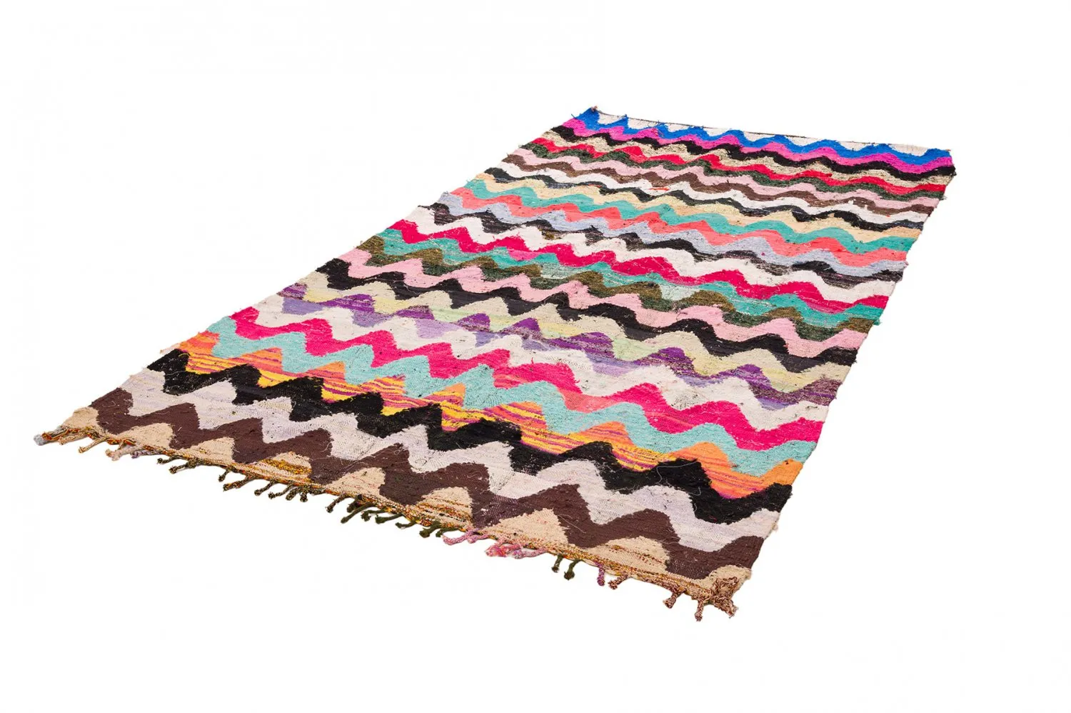 Marokkaanse Berber tapijt Boucherouite 165 x 305 cm