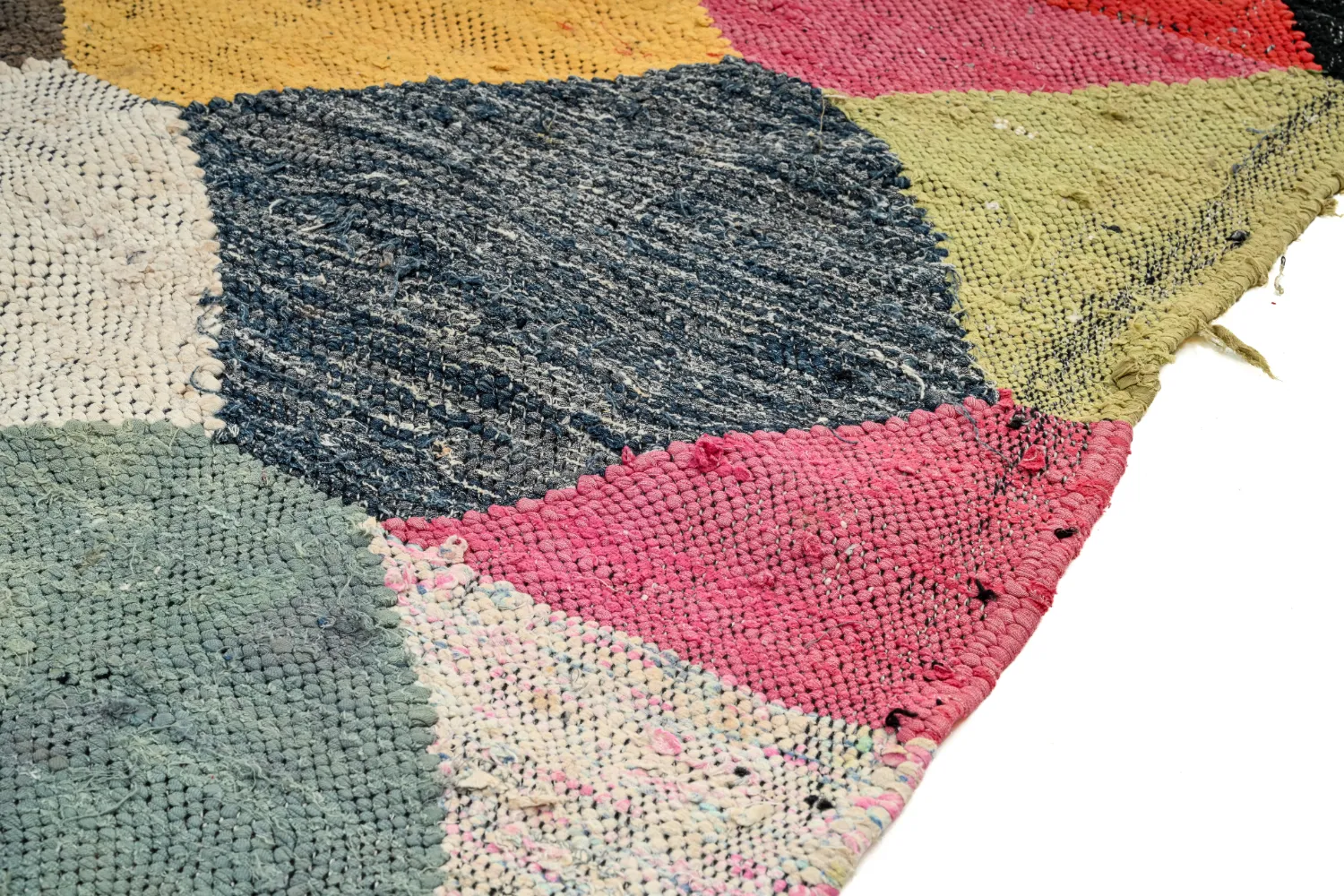 Marokkaanse Berber tapijt Boucherouite 145 x 300 cm