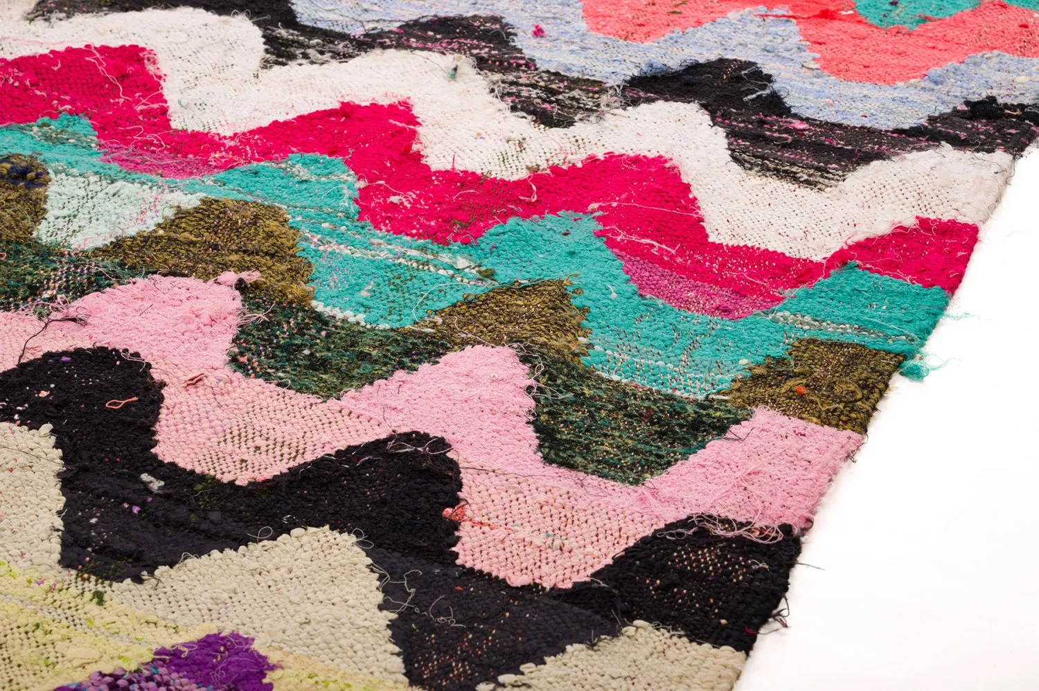 Marokkaanse Berber tapijt Boucherouite 165 x 305 cm