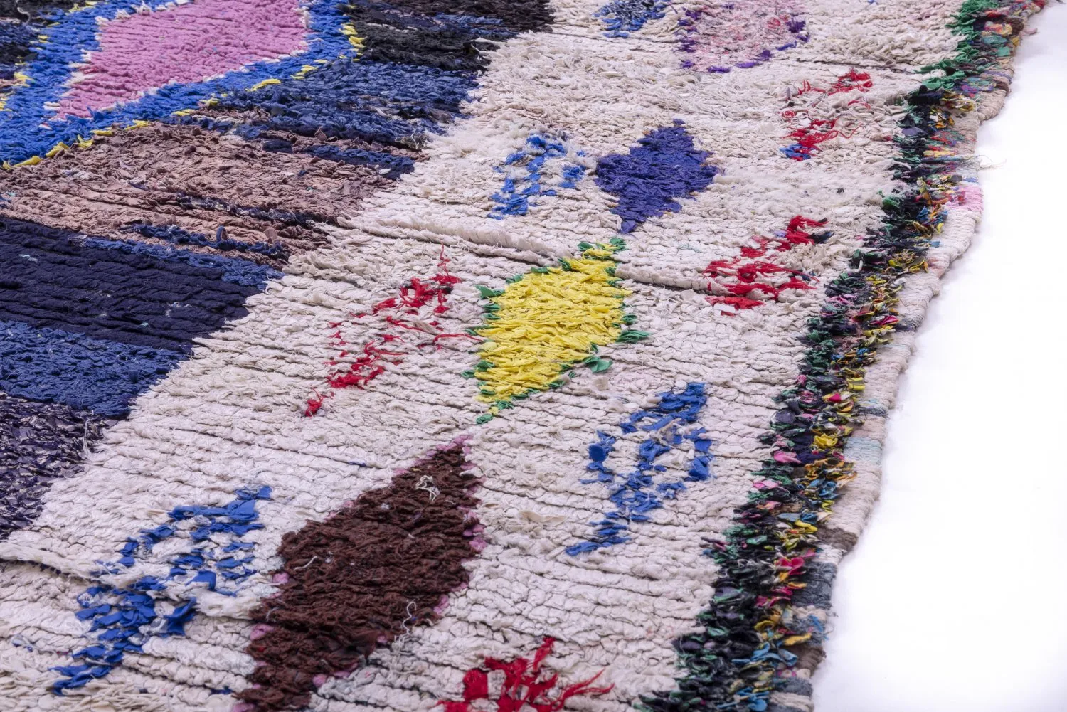 Marokkaanse Berber tapijt Boucherouite 230 x 170 cm