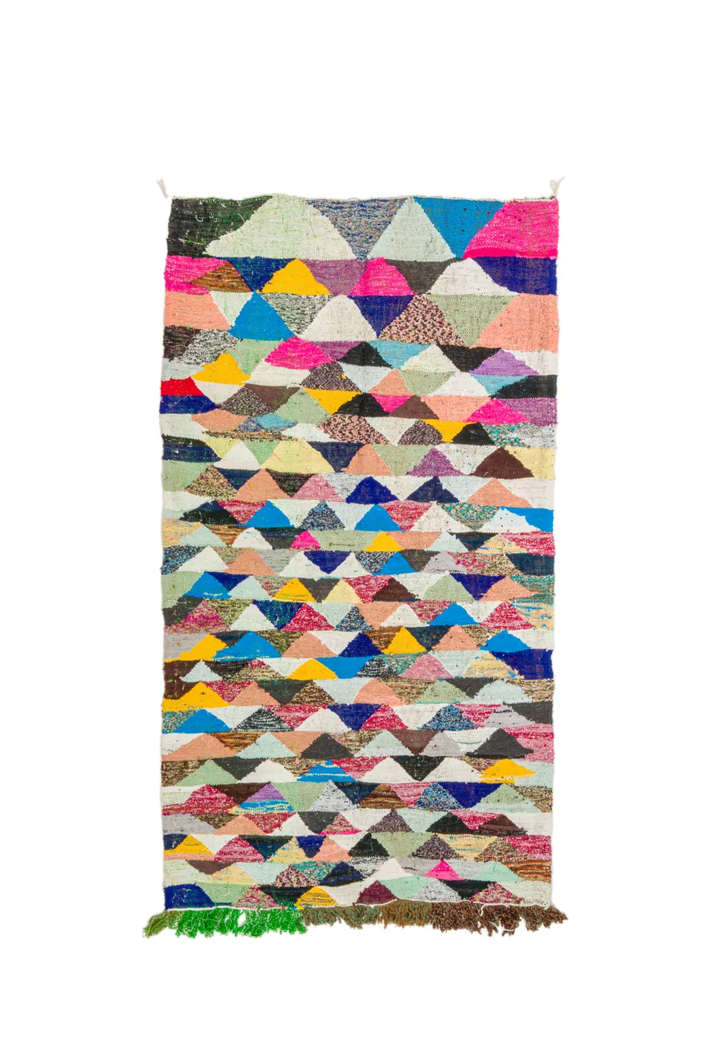 Marokkaanse Berber tapijt Boucherouite 125 x 225 cm