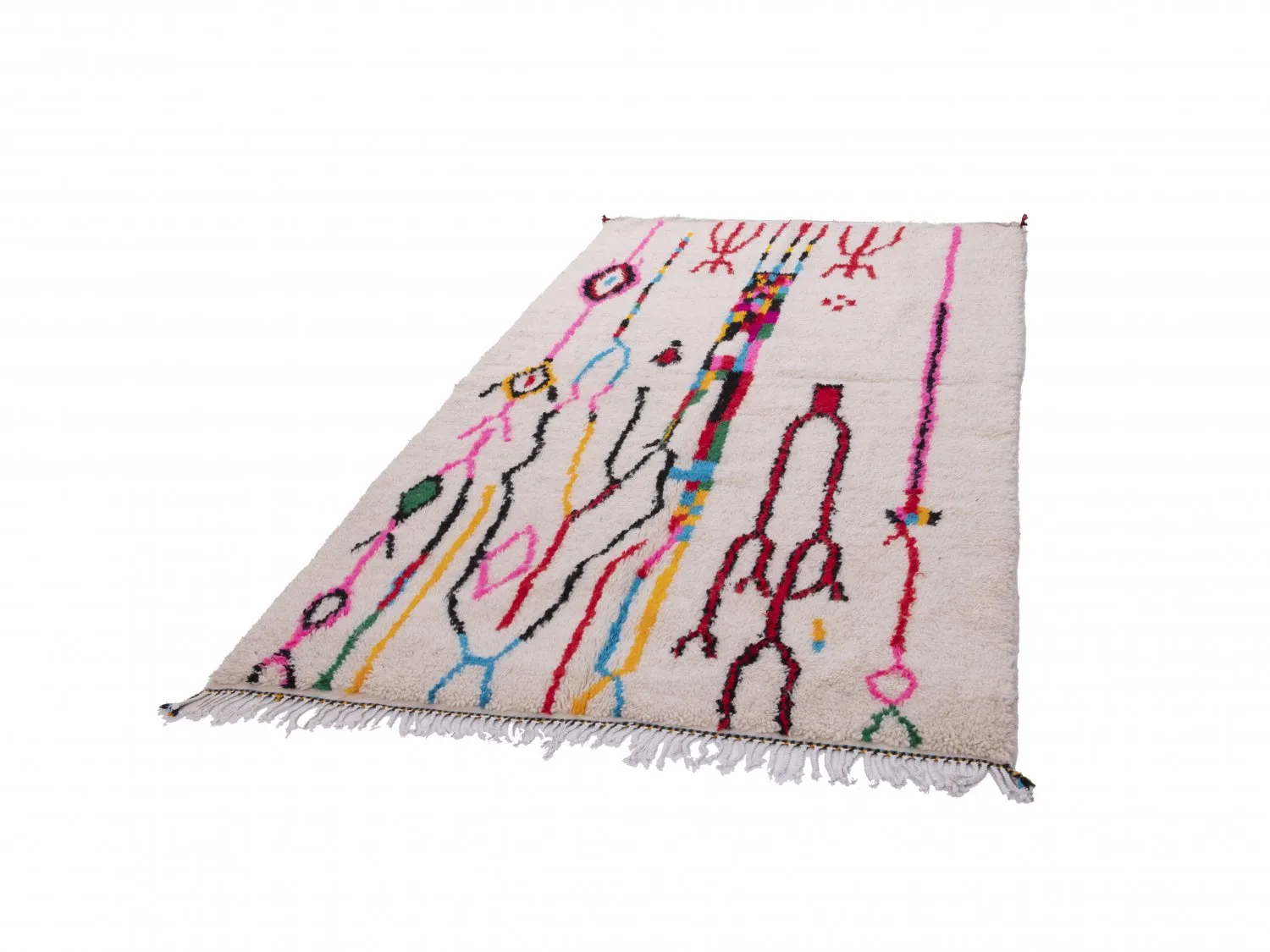 Kelim Marokkaanse Berber tapijt Azilal 260 x 150 cm