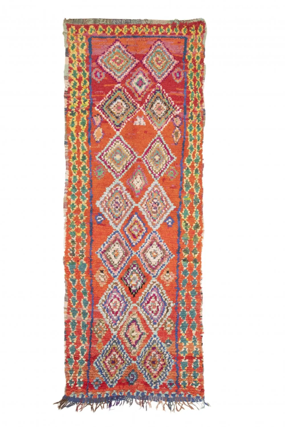 Marokkaanse Berber tapijt Boucherouite 285 x 100 cm