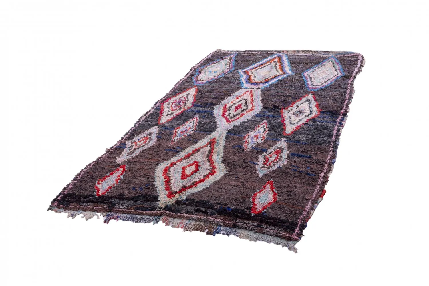 Marokkaanse Berber tapijt Boucherouite 270 x 150 cm