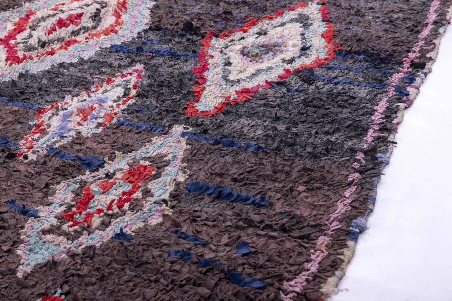 Marokkaanse Berber tapijt Boucherouite 270 x 150 cm