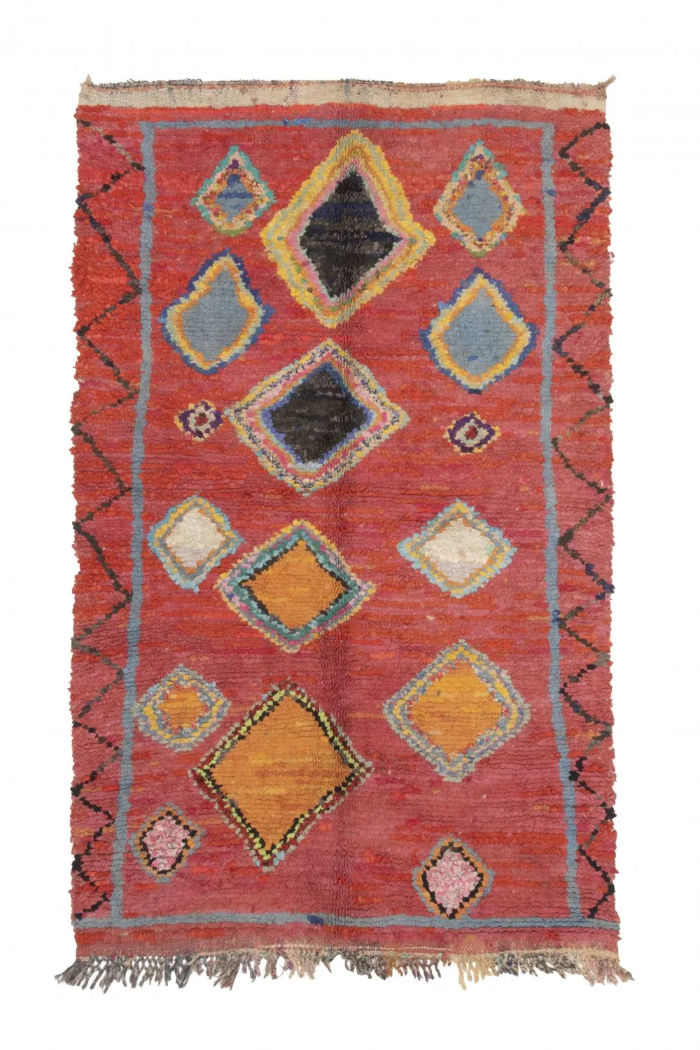 Marokkaanse Berber tapijt Boucherouite 200 x 120 cm