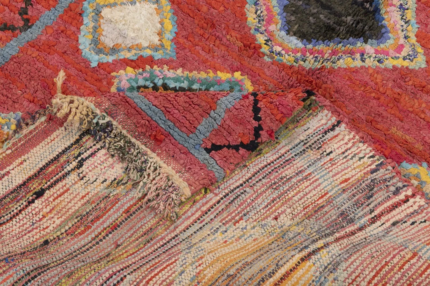 Marokkaanse Berber tapijt Boucherouite 200 x 120 cm