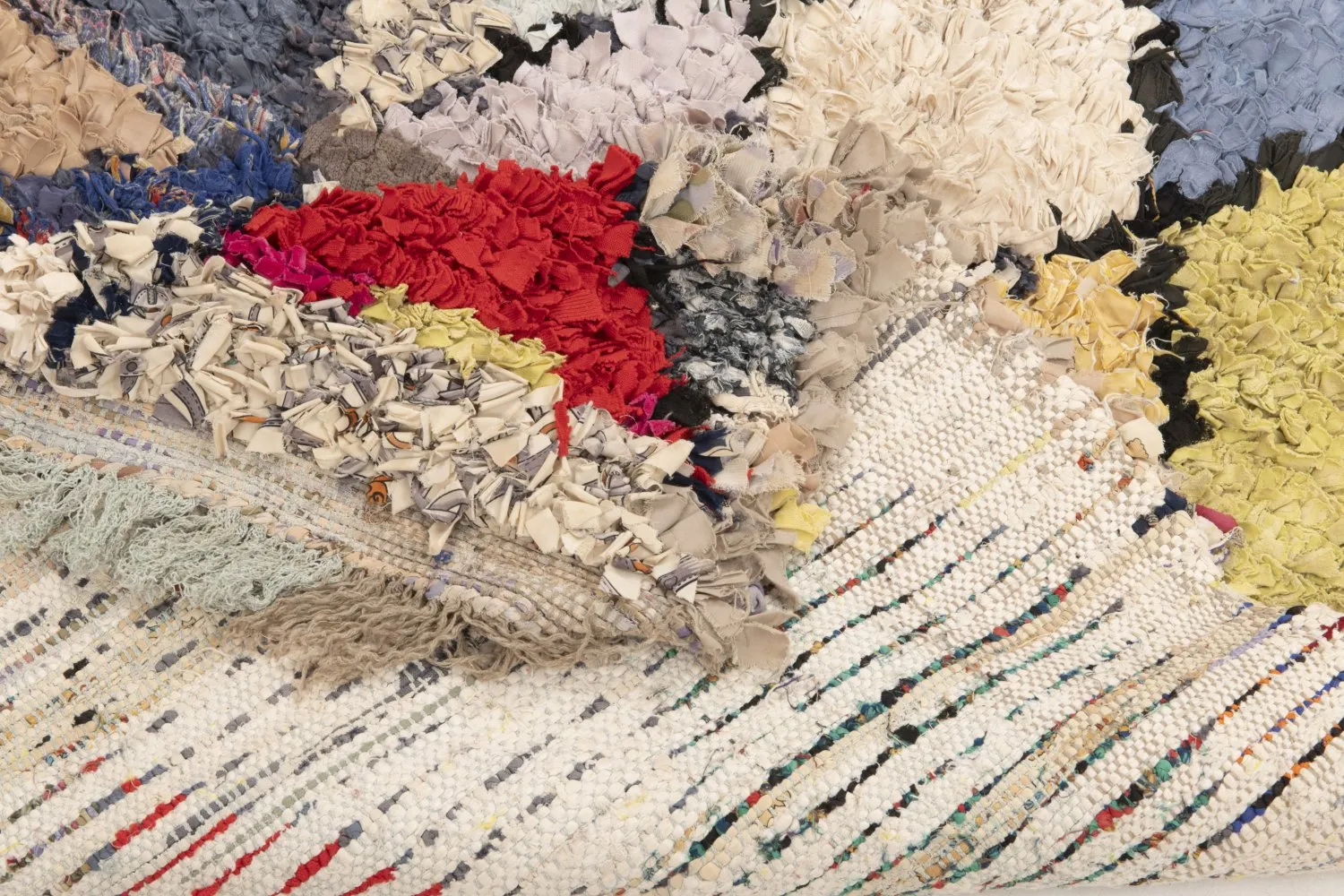 Marokkaanse Berber tapijt Boucherouite 190 x 100 cm