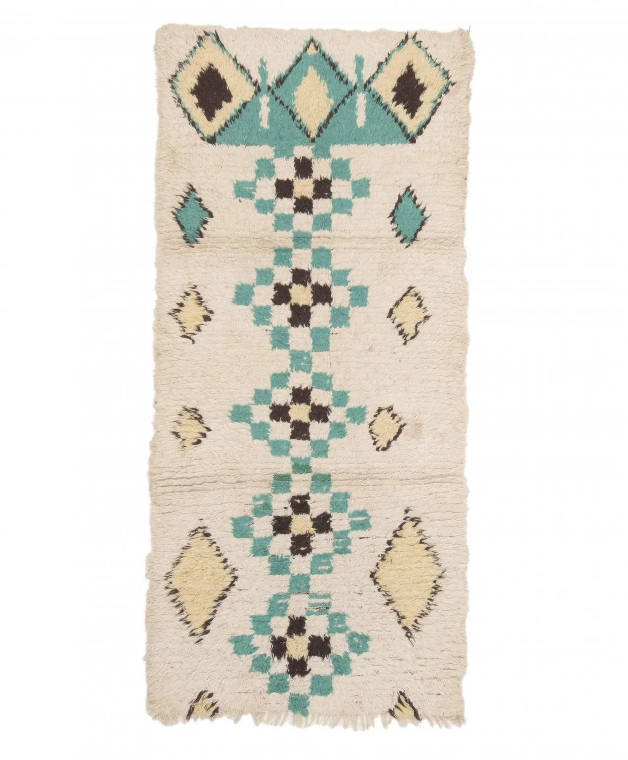 Marokkaanse Berber tapijt Boucherouite 175 x 85 cm