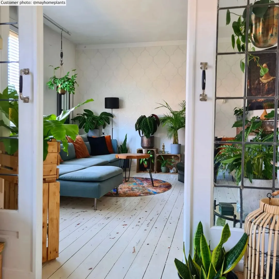 Rond vloerkleed - Trepito (bruin/blauw/multi)