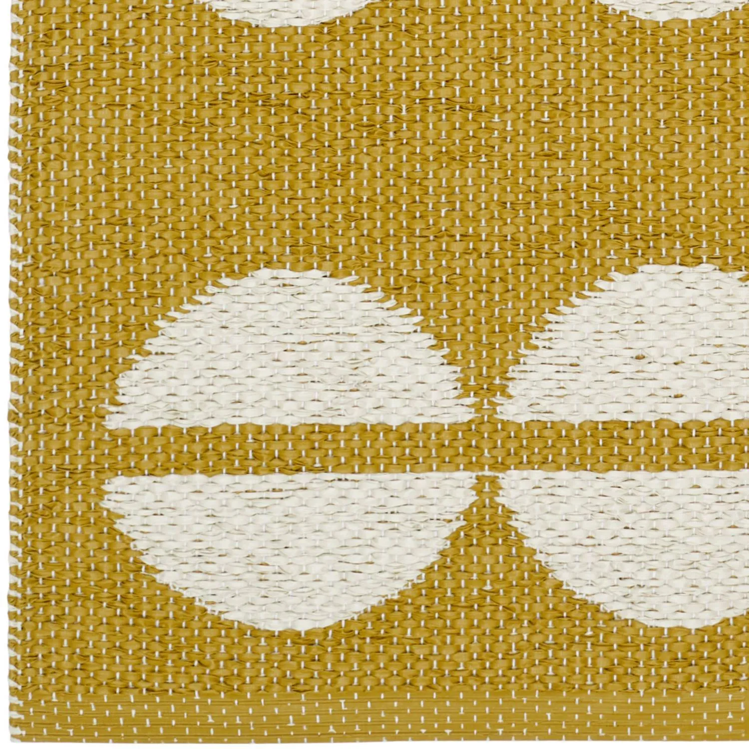 Plastic-kleden - Horredsmattan Bastian (mosterdgeel)