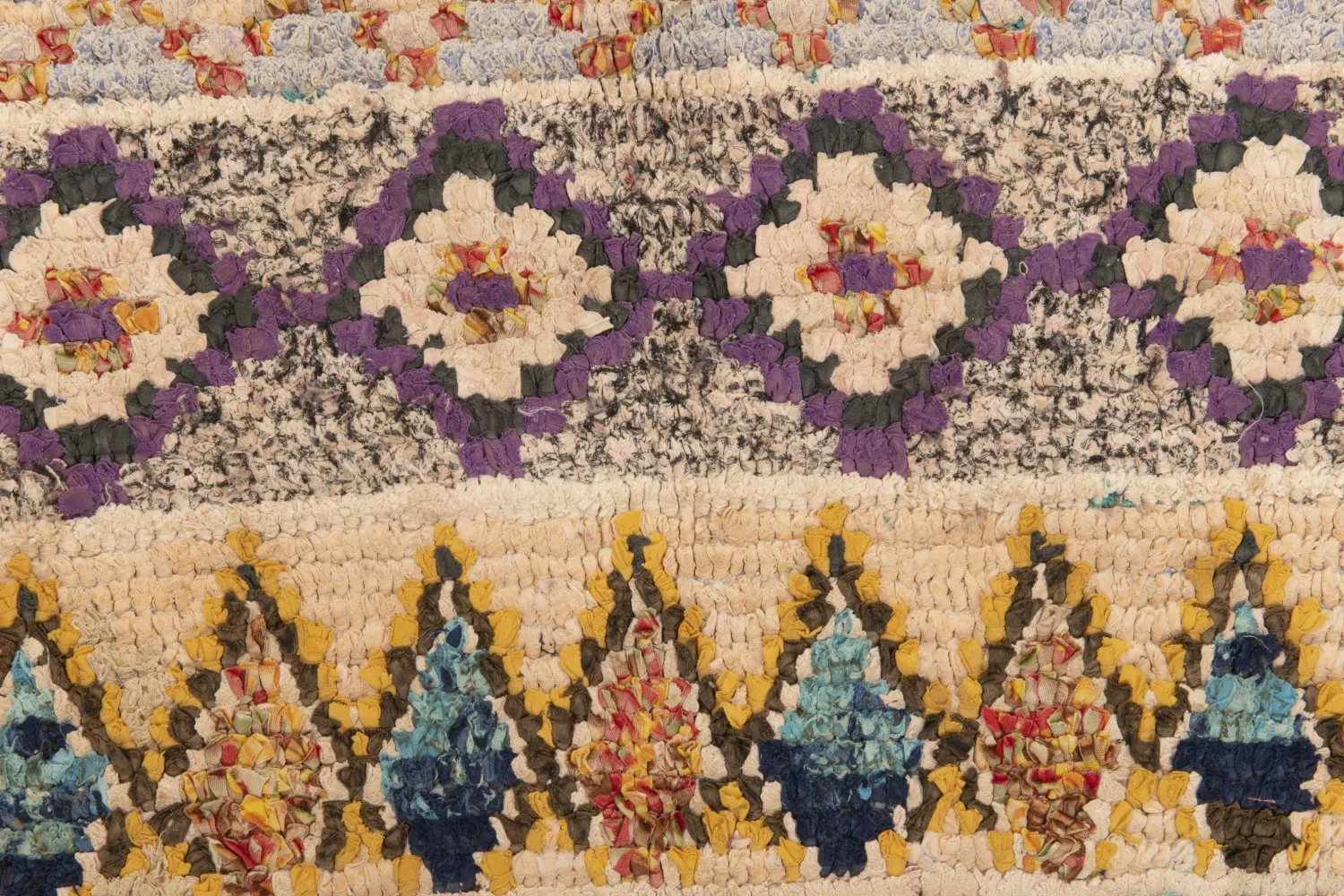 Marokkaanse Berber tapijt Boucherouite 195 x 115 cm