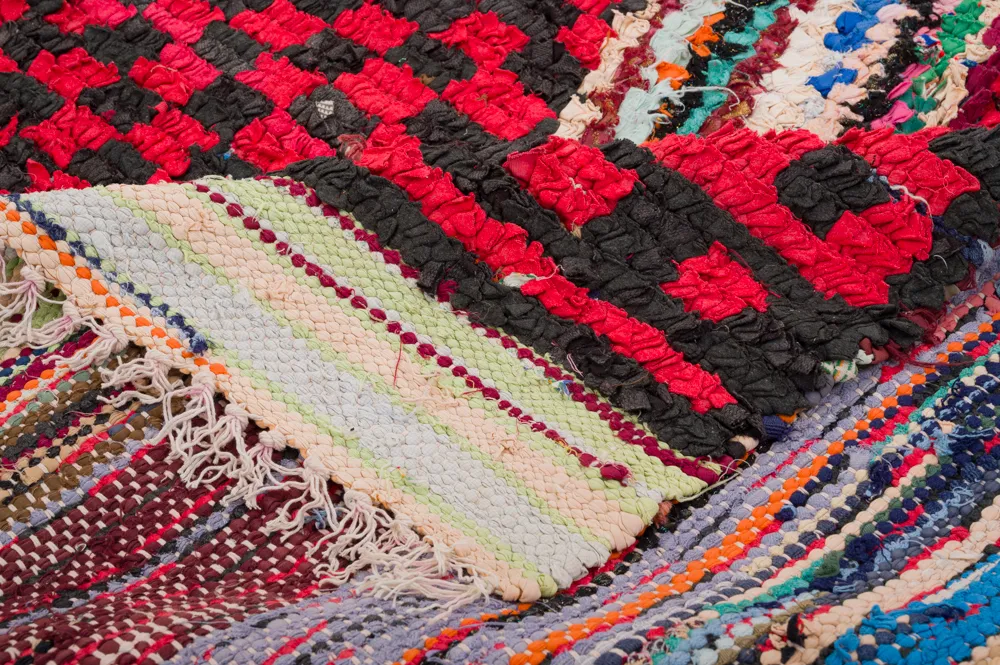 Marokkaanse Berber tapijt Boucherouite 255 x 145 cm