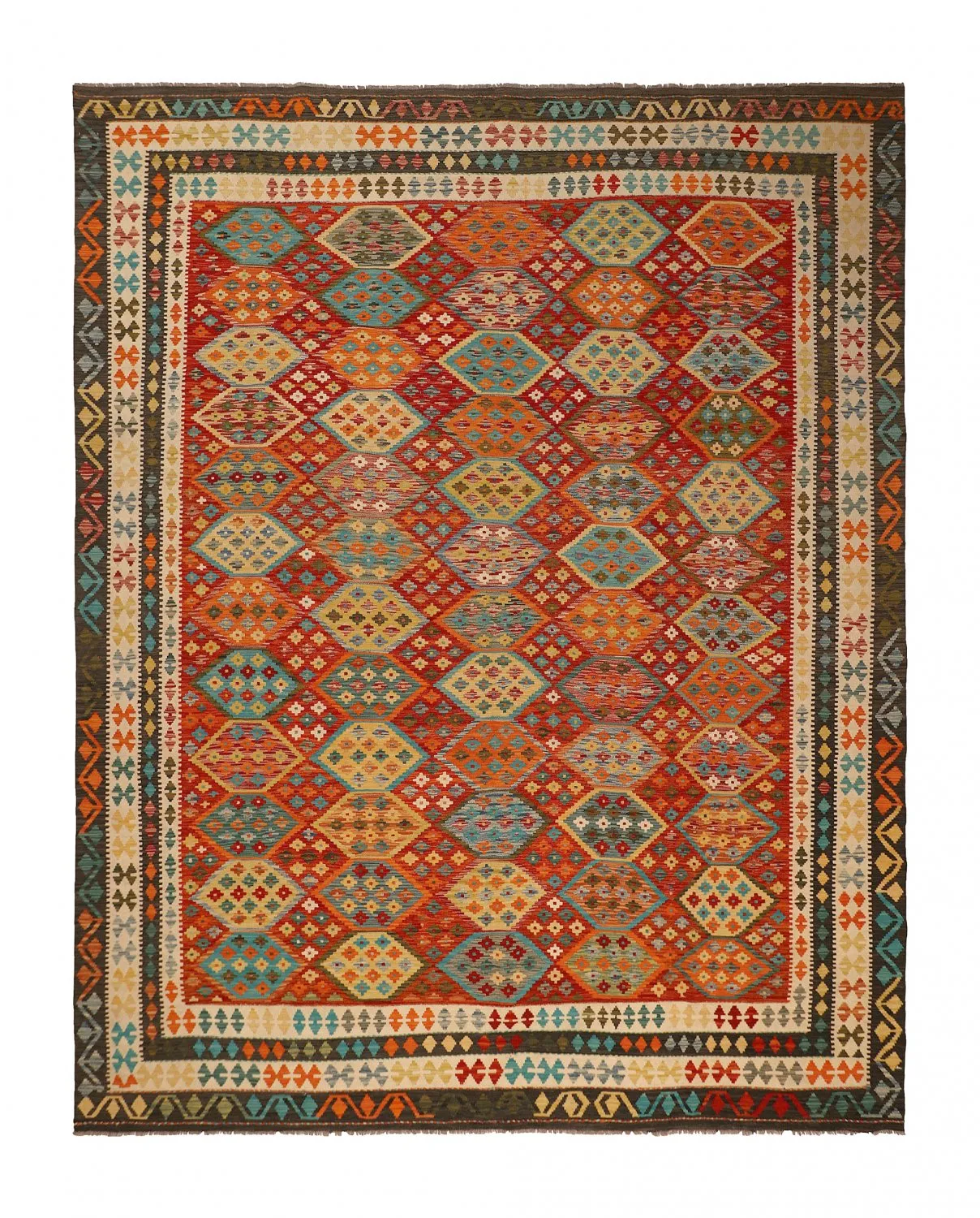 Oriëntaals kilimkleed 403 x 318 cm