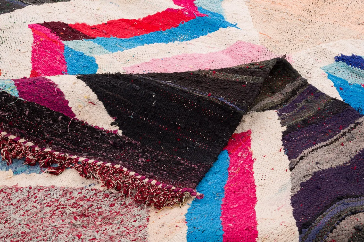 Marokkaanse Berber tapijt Boucherouite 150 x 315 cm